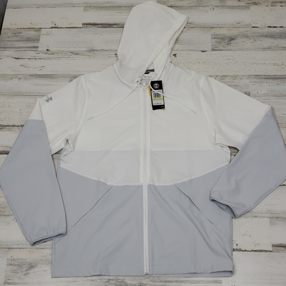NWT UNDER ARMOUR MENS WARMUP JACKET STORM